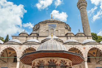 Sokollu Mehmed Pasha Mosque Complex located in Eminönü Kadırga neighborhood. Complex built in the second half of the 16th century in Istanbul.