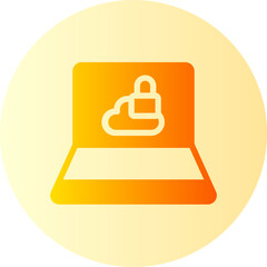 laptop gradient icon