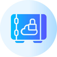 deposit box gradient icon