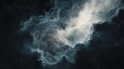 Obraz premium Abstract black background. Featuring a cascade of radiant, fluid light ribbons with smooth gradients. Showcasing a graceful and modern effect. Ideal for artistic and digital projects