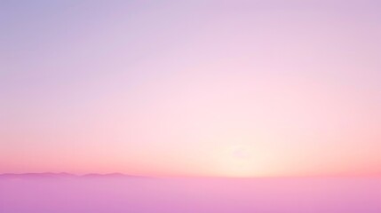 Fototapeta premium A pastel gradient background blending soft purple, light green, and peach