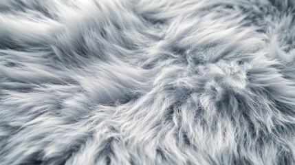 Obraz premium Close view of natural cat fur pattern resembling wool or sheepskin texture