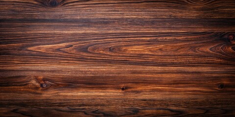 Obraz premium Dark rosewood textured background with wide-angle view