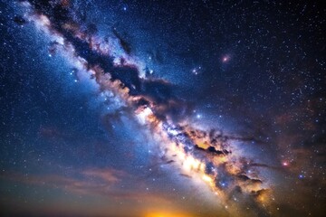 Fototapeta premium Deep sky astrophotography of the milky way