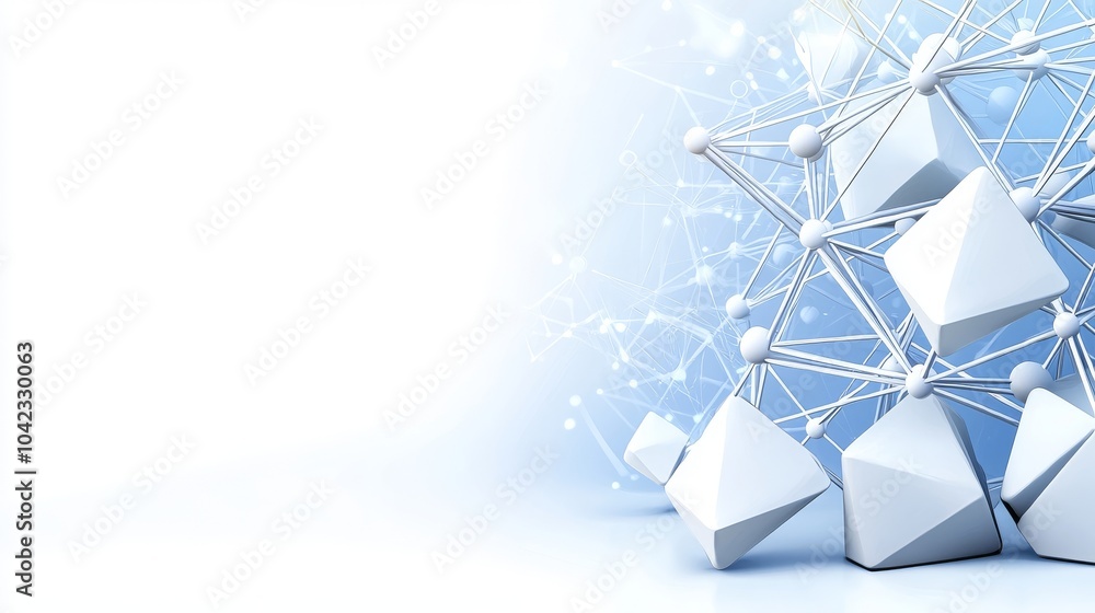 Aufkleber plexus mesh backdrop for abstract technology background. modern illustration.