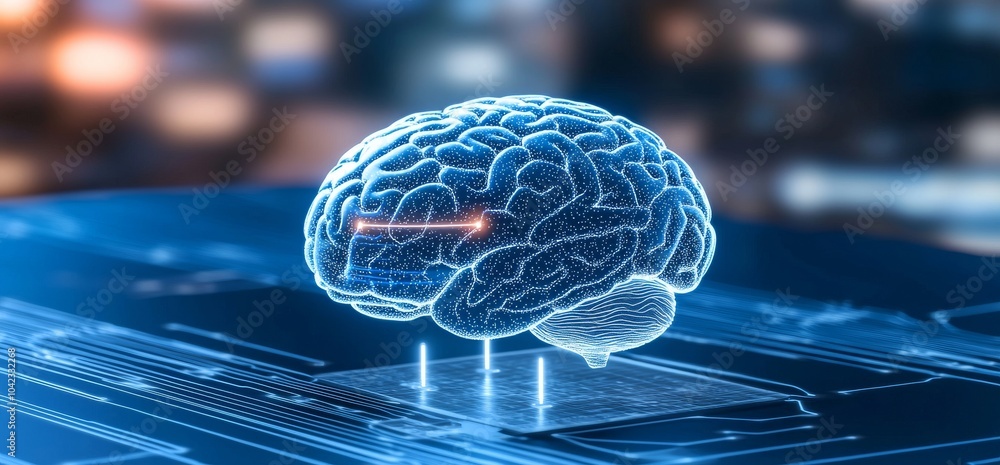 Poster robotic brain and digital visualization for data scientists to automate data analysis