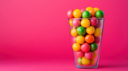 Assorted Sweets and Colorful Candies on a White Background