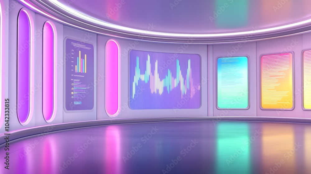 Aufkleber graph charts for performance metrics business analysis using digital data visualization.