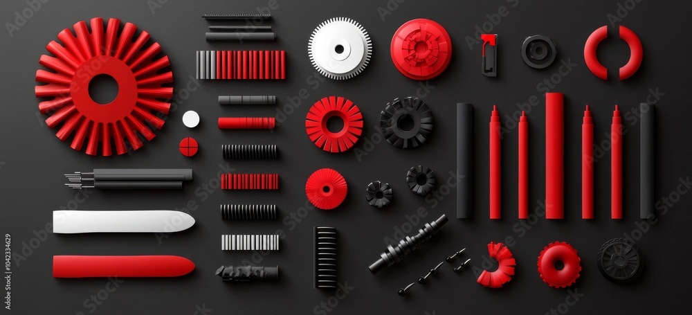 Aufkleber a large set of infographics on a dark background. use for presentations, mobile apps, and corporate 