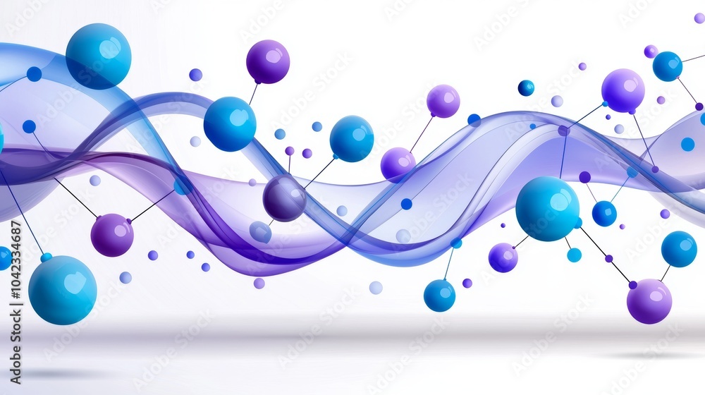 Poster visualization of big data. wave flow background. graphic abstract background. analytical network vis