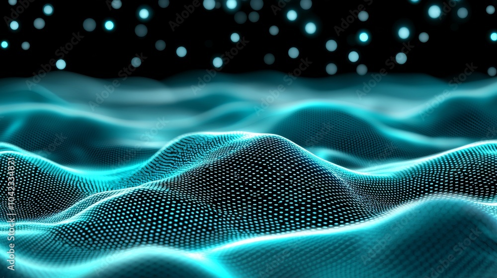 Poster communication structure of data transmission. futuristic hexagon illustration. technology concept. 3