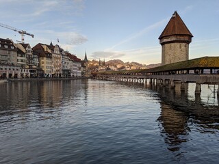 Chapel Bridge (Kapellbrücke) -  Lucerne, Switzerland