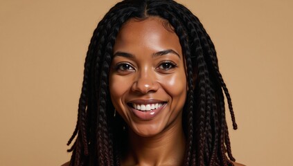 African American female character with dreadlocks