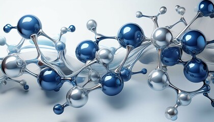 3d render of molecule