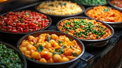 Fototapeta premium Aromatic Indian Curries: A Feast for the Senses