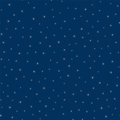 Fototapeta premium Vector stars texture. Blue starry background
