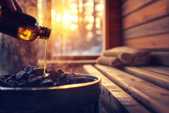 Sauna-Aufguss &ndash; Entspannende Wellness mit winterlichen D&uuml;ften