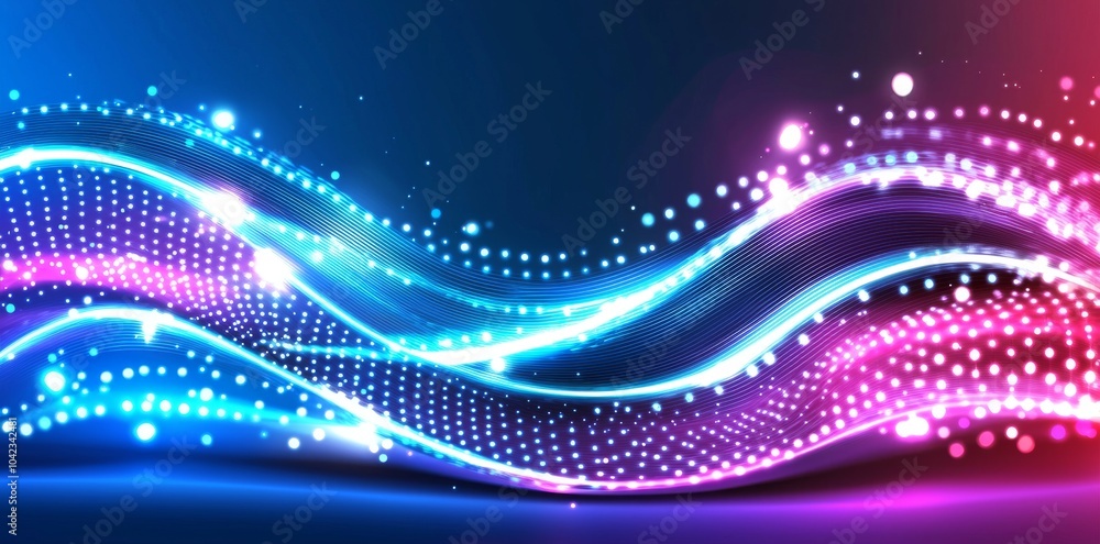 Poster abstract 3d big data visualization. futuristic infographics aesthetic design. complex visual informa