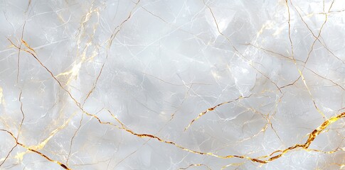 Elegant white marble texture with golden veins, ideal for backgrounds, interior design, and artistic projects. Seamless, luxurious, and modern.