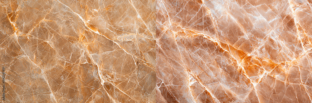 Poster high-resolution image of a marble texture with intricate veins and warm tones, perfect for backgroun