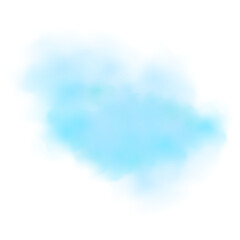 Illustration of a sky with warm orange and pink hues, scattered clouds lit by the setting sun. © gala