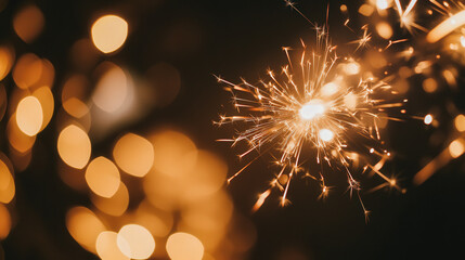 A close up of a firework with a blurry background