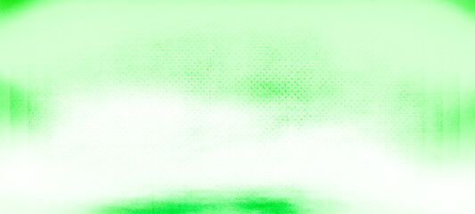 Panorama green abstract background, Gradient. Colorful background with space for design. Web banner. Wide. Panoramic.