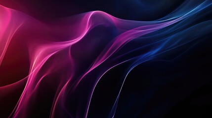 Fototapeta premium A sleek modern outline border design with fine lines abstract smoke background