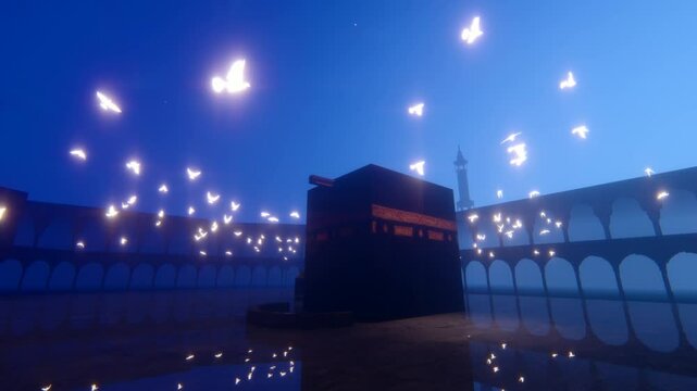When angels circumambulate the Kaaba