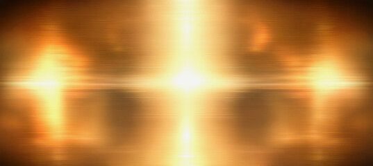 Naklejka premium A radiant gold background with soft glowing light and vibrant movement, creating an abstract and dynamic visual effect