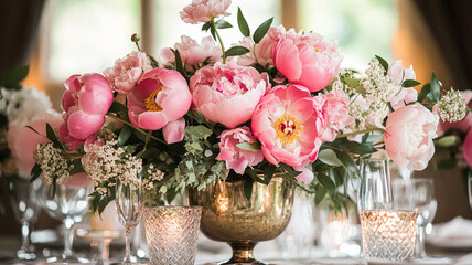 Cottage wedding decoration in the countryside, floral decor and event celebration, flowers, wedding aisle, wedding cake and tablescape, English country style idea