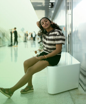 Fashion photoshoot At the Palm, Dubai.