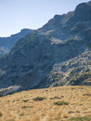 Landscape of Rila Mountain near Malyovitsa Lakes, Bulgaria