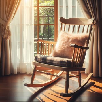 rocking chair in a room