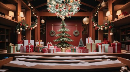 豪華なクリスマスパーティー