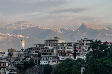 Skyline of Tripoli town, Lebanon