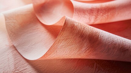 Fototapeta premium Warm and inviting this design features a sunset gradient in soft muted tones of burnt orange and dusty rose with a subtle faded effect.