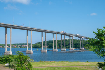 The beautiful view of Svendborgsund in Denmark