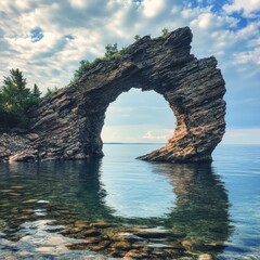 Hollow Rock on Superior's MN shore