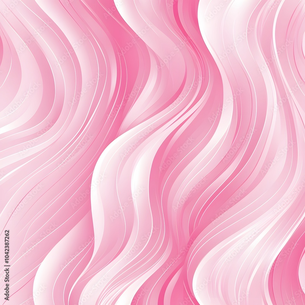 Poster soft pink waves create a soothing and elegant backdrop, perfect for various design projects.