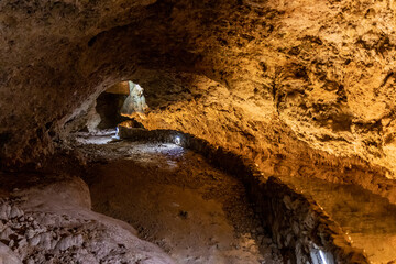 Qadisha Grotto cave in Qadisha valley, Lebanon