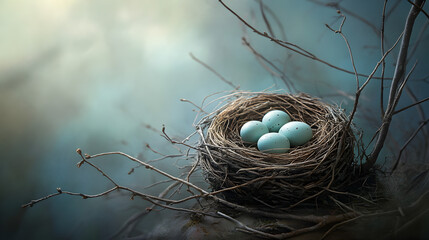 eggs in nest