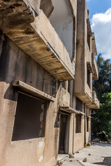 House damaged by Beirut 2020 explosion, Lebanon