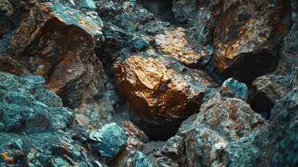 Obraz premium Rocky Gemstone Cavern