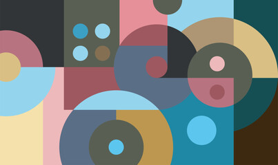 colorful abstract art for wall decoration

