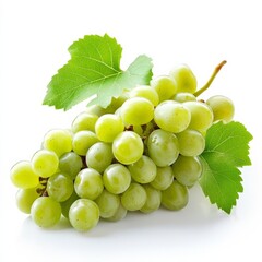 Obraz premium Grapes, green, isolated.