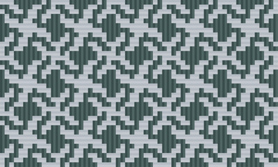 Seamless traditional woven pattern called Anyaman
