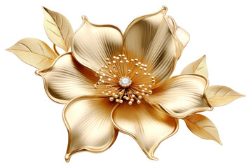 PNG Flower jewelry brooch plant.