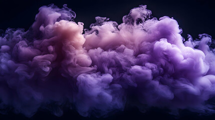 Fototapeta premium Abstract swirling smoke in shades of purple and pink.