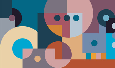 colorful abstract art for wall decoration
